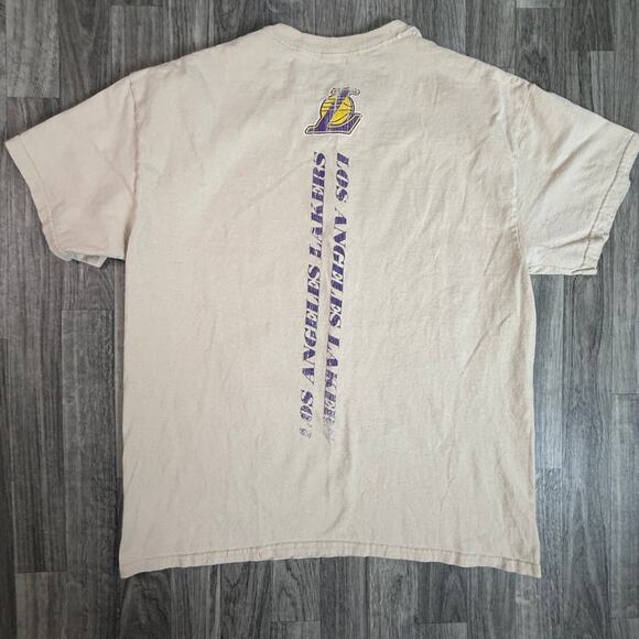 Ultra Game Los Angeles Lakers Tee 1998 Graphic Shirt Tan L NBA Basketball - Picture 2 of 7